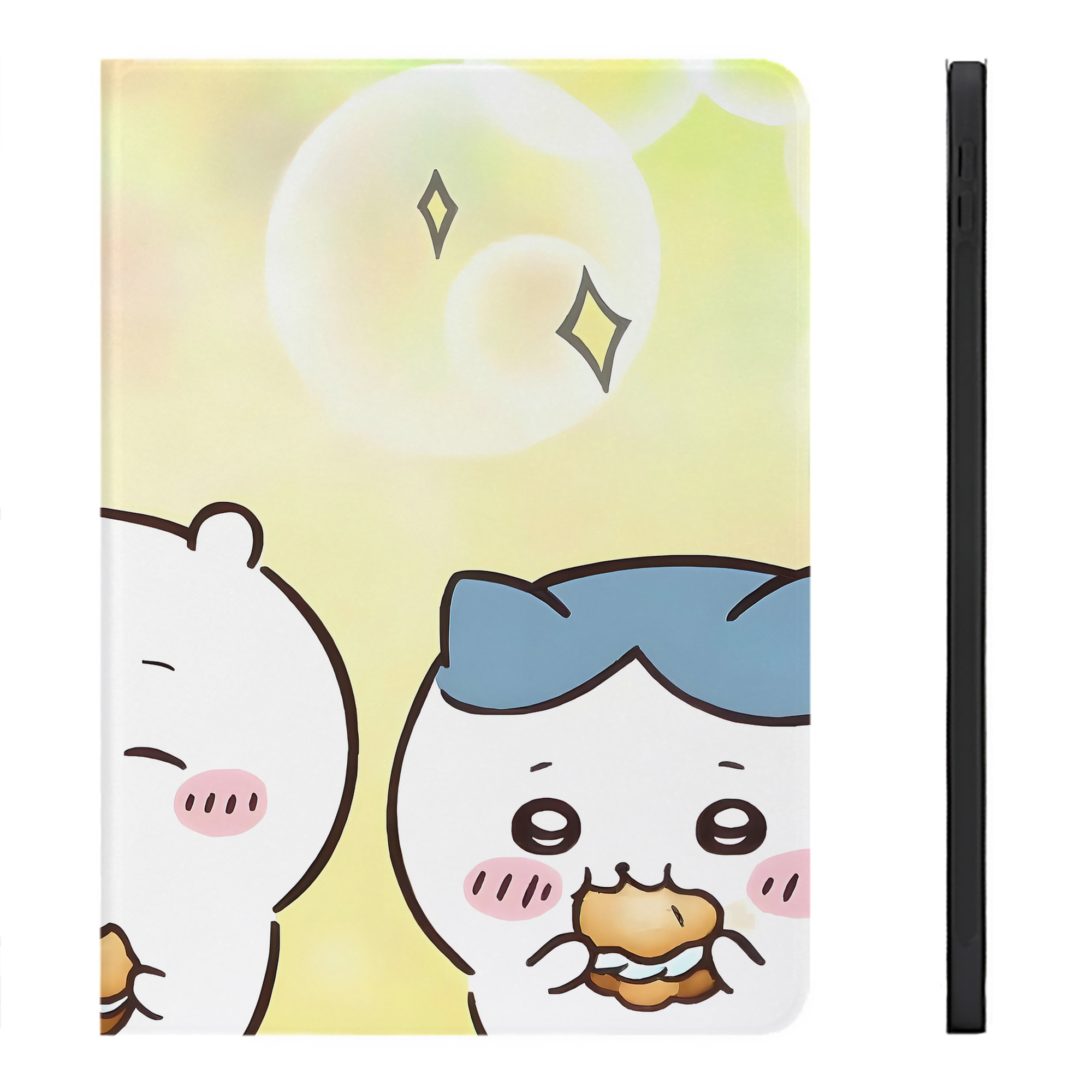 （画像用） ちいかわ Chii-kawa IPadケース ペンホルダー付き ブックスタイルデザイン